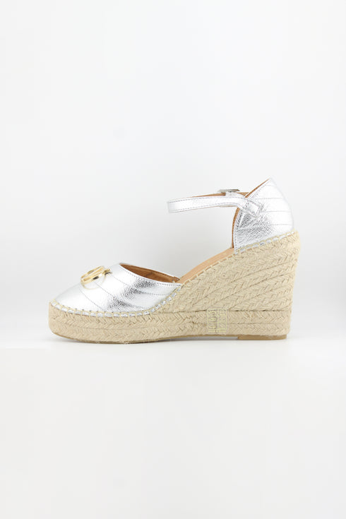Nivel Espadrille Wedge Sandals with Ankle Strap